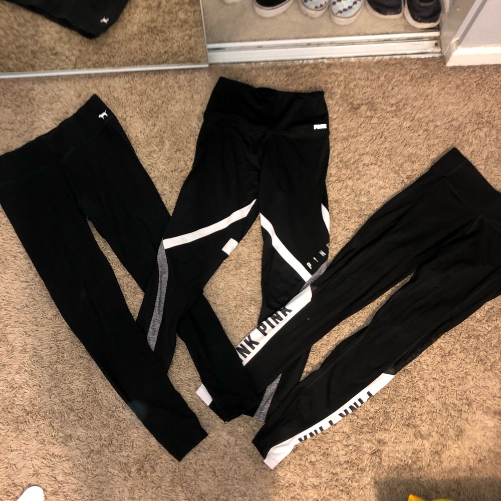 3 Piece Pink Leggings Set